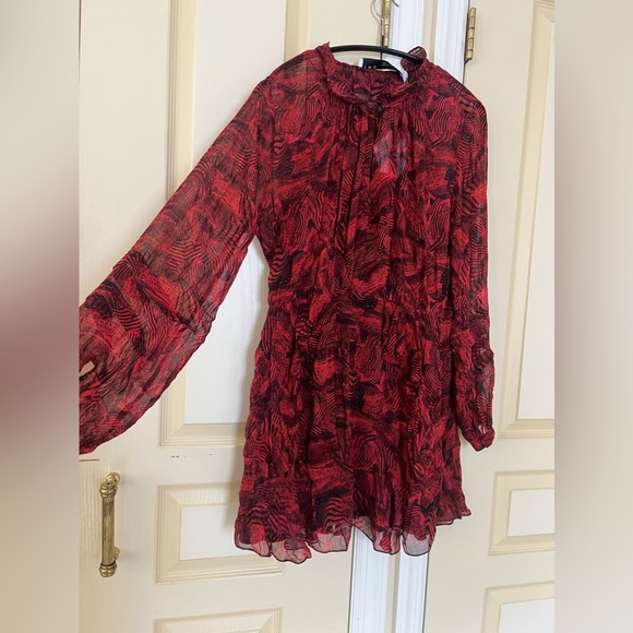 IRO prime ruffled Georgette mini dress - Picture 13 of 14